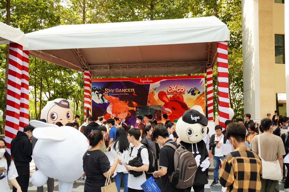 Sự kiện thu hút sự quan tâm và tham gia của đông đảo sinh viên và các bạn trẻ yêu thích lĩnh vực phát triển Game