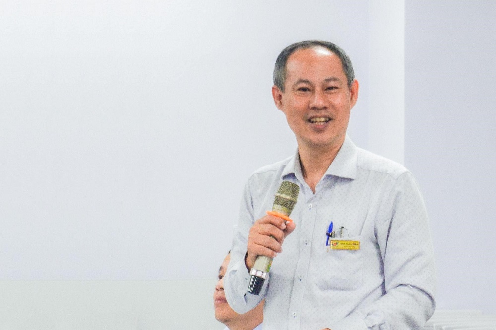 TS. Đinh Hoàng Bách - Quyền Viện trưởng Viện hợp tác, Nghiên cứu và Đào tạo quốc tế.